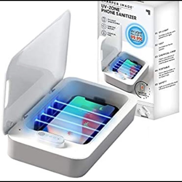 SHARPER IMAGE UV PHONE SANITIZER - Picture 1 of 7